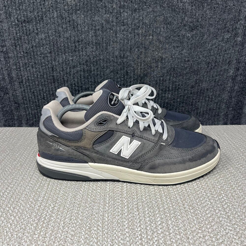 New Balance Numeric 933 Andrew Reynolds Grey Made in USA Suede Mens 11 NM933GDY